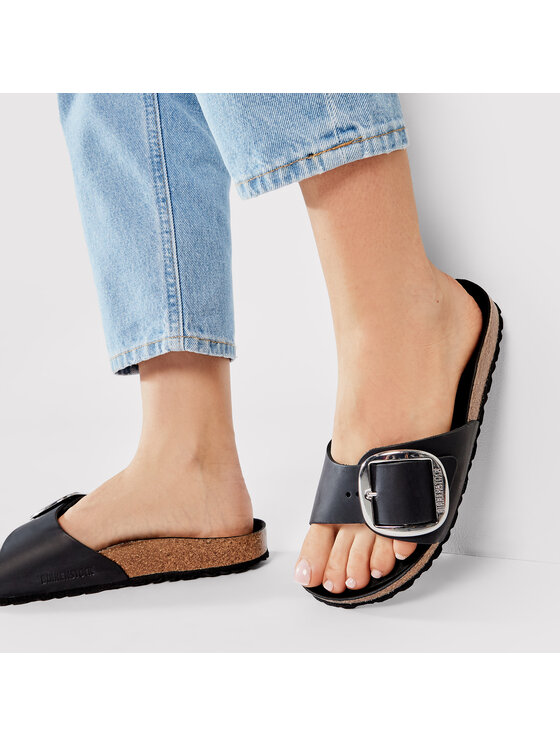 Birkenstock Birkenstock Klapki Madrid Big Buckle 1006523 Czarny