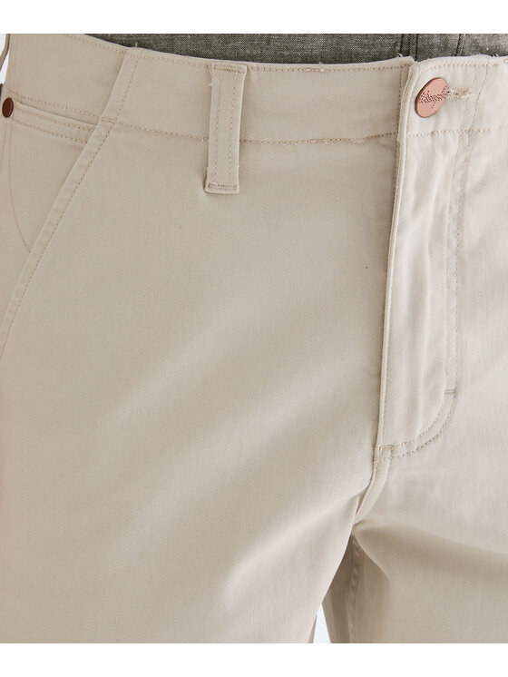 Wrangler Wrangler Szorty materiałowe 112377834 Beżowy Regular Fit