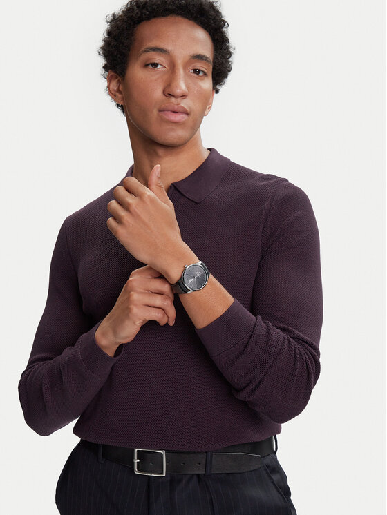 U.S. Polo Assn. U.S. Polo Assn. Pulksteņa un rokassprādzes komplekts Owen USP6175TW Melns