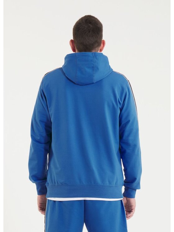 PITBULL PITBULL Bluza TAPE NUGGET Niebieski Regular Fit