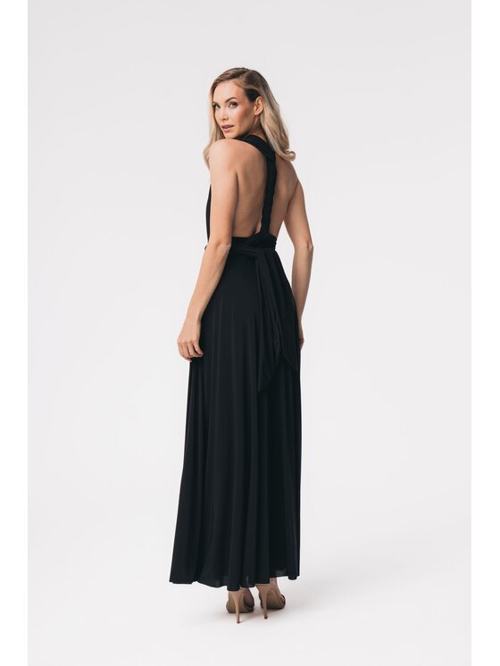 Aurora Aurora Sukienka wieczorowa Aurora multiway Czarny Feminine Fit