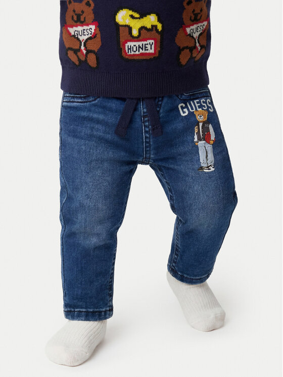Guess Дънки I6YA01 D1270 Син Regular Fit