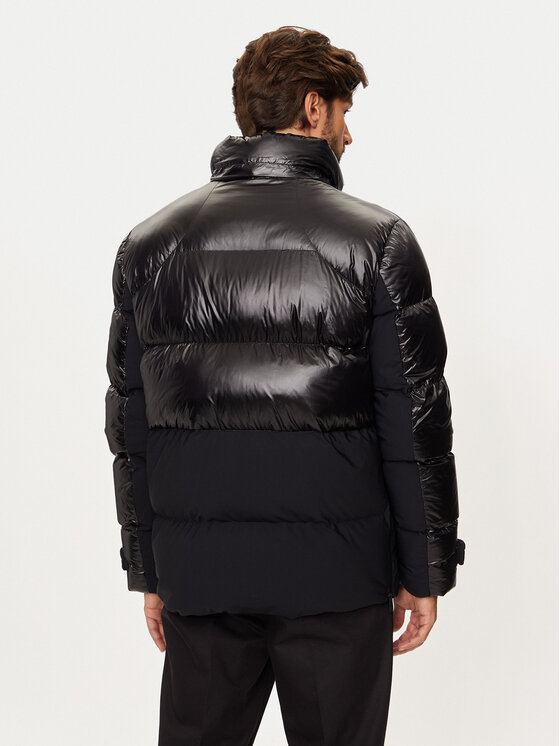 Moose Knuckles Moose Knuckles Vatovaná bunda Adams Peak M34MJ157 Černá Relaxed Fit