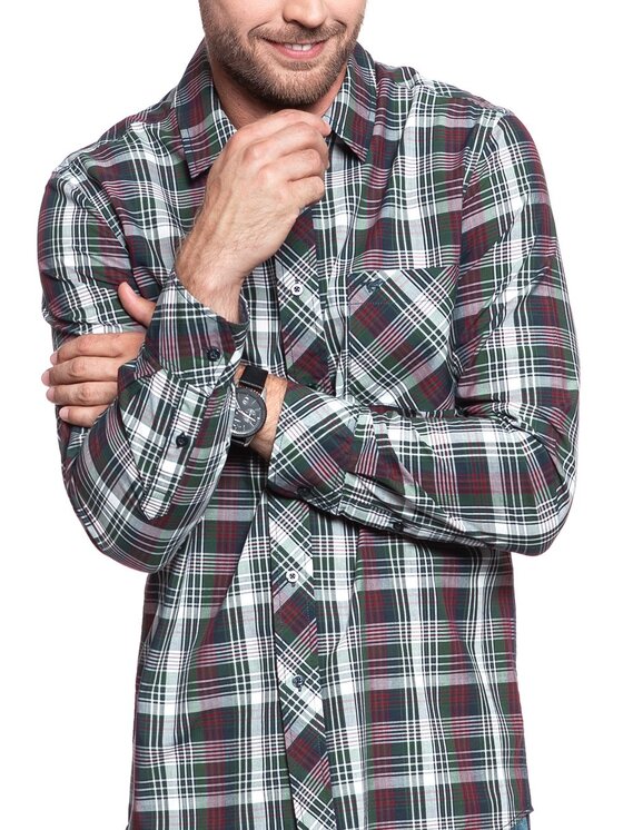 Mustang Mustang Camicia CLEMENS KC B-CHECK Multicolore Regular Fit
