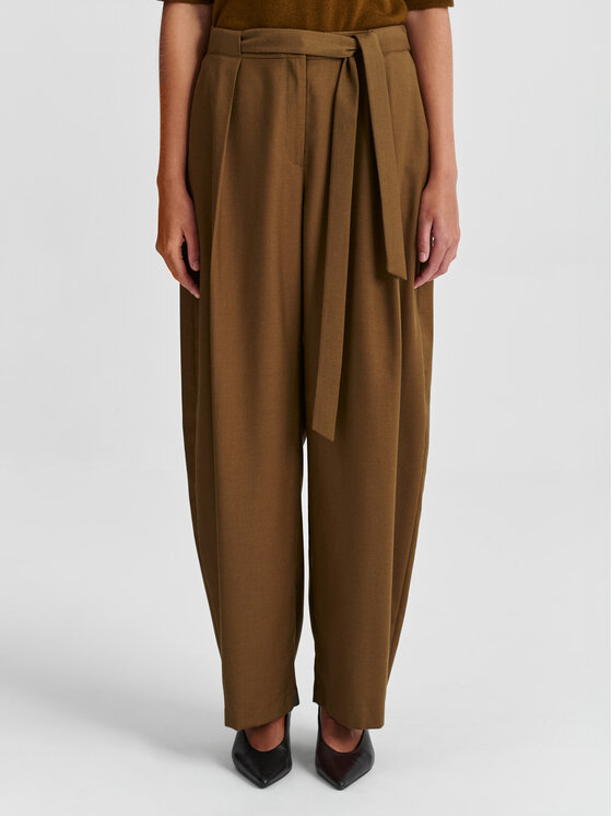 TATUUM TATUUM Spodnie materiałowe ANAISO Khaki Loose Leg