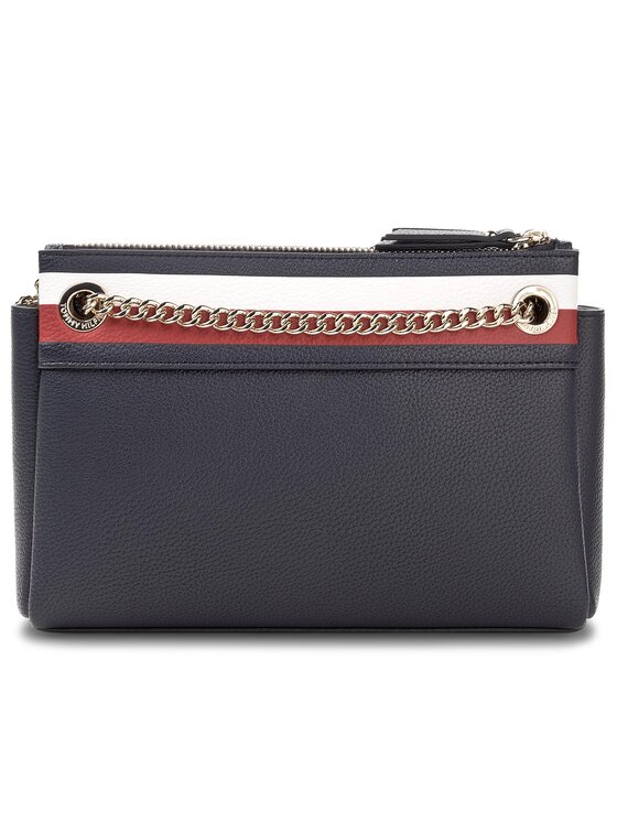 Tommy Hilfiger Tommy Hilfiger Ročna torba Cool Hardware Crossover Corp AW0AW04987 Mornarsko modra