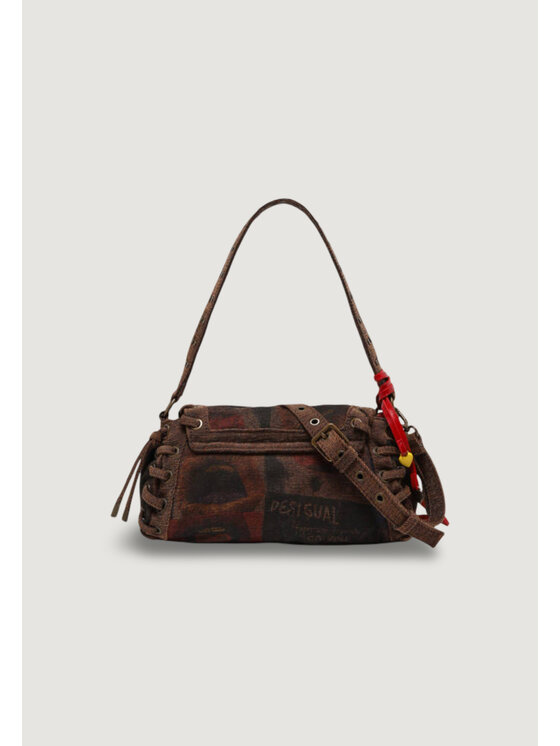Desigual Desigual Torebka BAG_GRAFFIATTO ZARA Bordowy