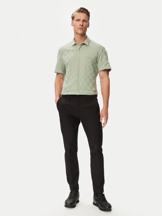 BOSS BOSS Camicia Spirit70Jacq S 50560415 Verde Regular Fit