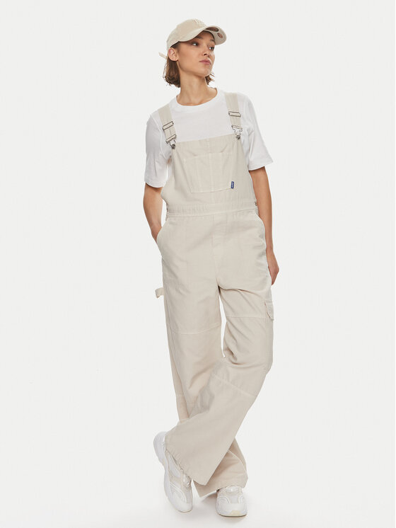 HUGO Hugo Jeans kombinezon Hedungi 50511278 Écru Relaxed Fit