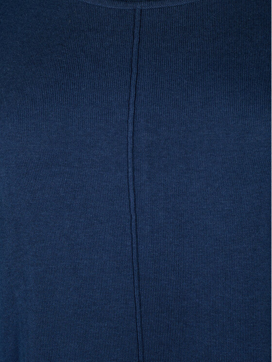 Zizzi Zizzi Rochie tricotată M61194B Bleumarin Regular Fit