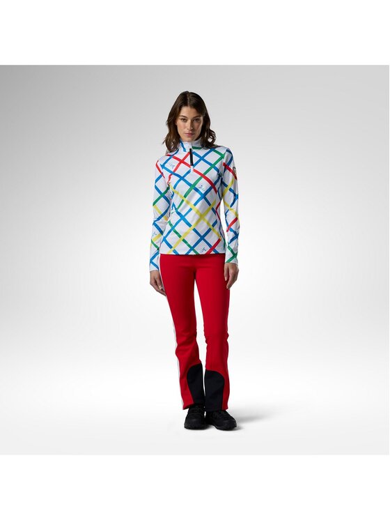 Rossignol Rossignol Bluza techniczna W Jcc Quarter Zip First Layer Kolorowy Slim Fit