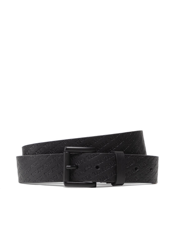 Trussardi Trussardi Meeste püksirihm Belt Full Logato 71L00128 Must