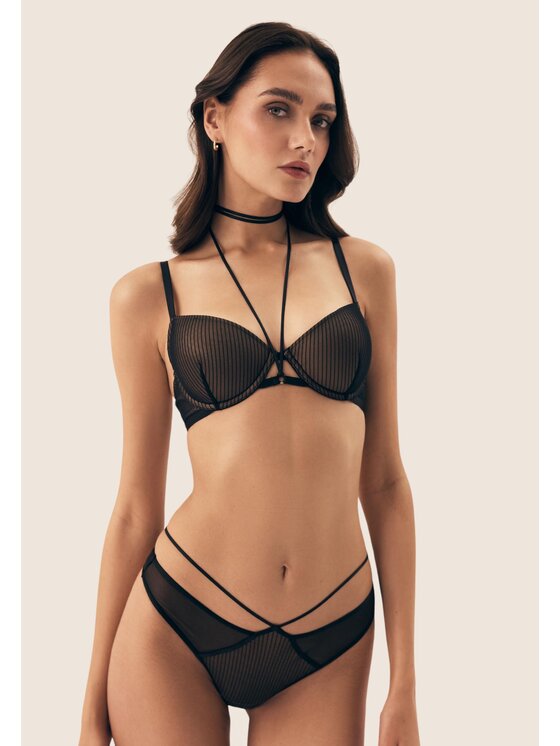Esotiq Esotiq Biustonosz push-up 42540 Czarny