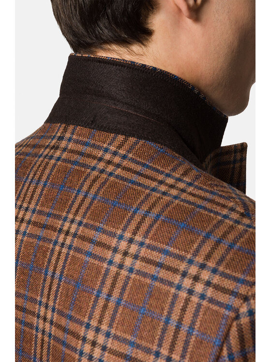 Lancerto Lancerto Marynarka Palmdale MA099222000009 Brązowy Slim Fit