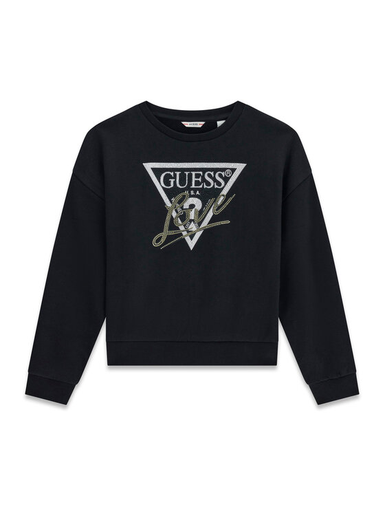 Guess Guess Mikina J6BQ20 K8007 Černá Regular Fit
