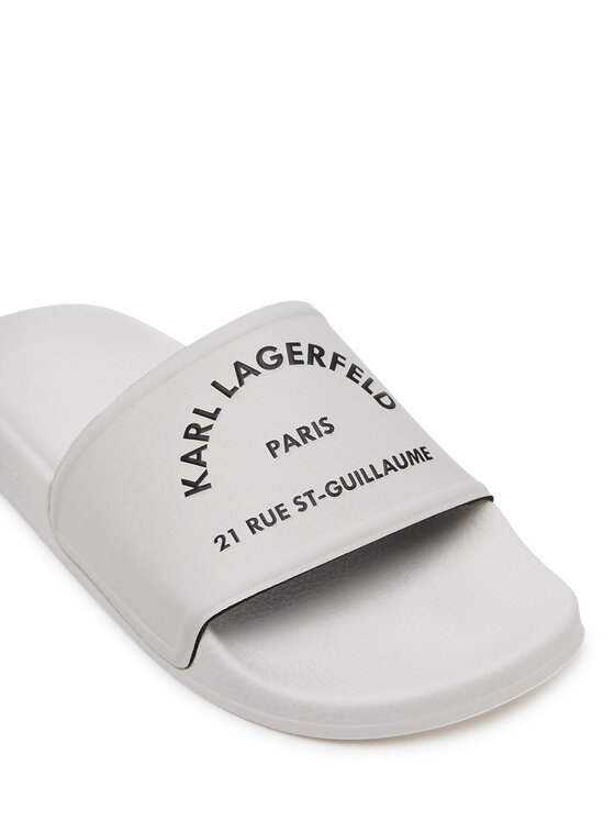 KARL LAGERFELD KARL LAGERFELD Klapki Kondo 2.0 KL80908A Biały