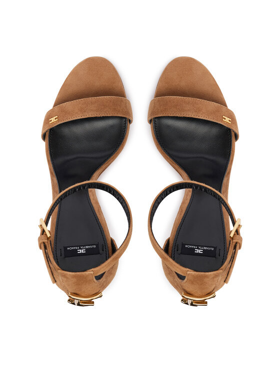 Elisabetta Franchi Elisabetta Franchi Sandales SA-89L-66E2-V570 Gaiši brūna