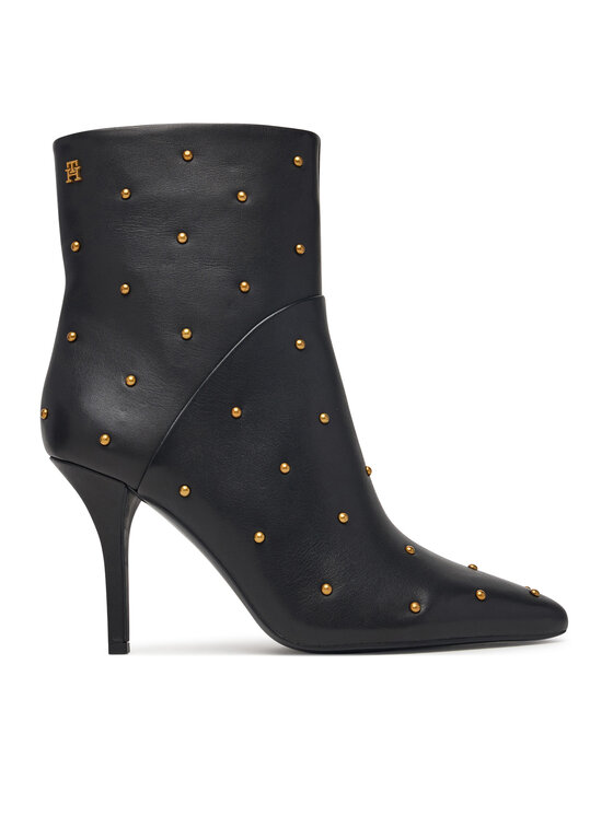 Tommy Hilfiger Tommy Hilfiger Aulinukai High Heel Ankle Boot With Studs FW0FW09558 Juoda