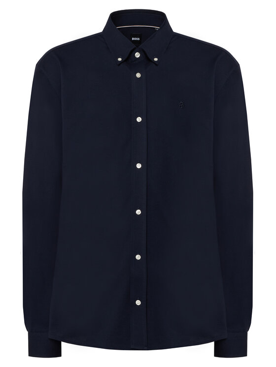 BOSS Cămașă H-Roan 50567031 Bleumarin Slim Fit