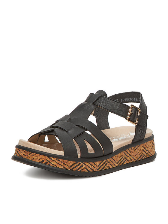 Rieker Rieker Sandali W0853-00 Nero