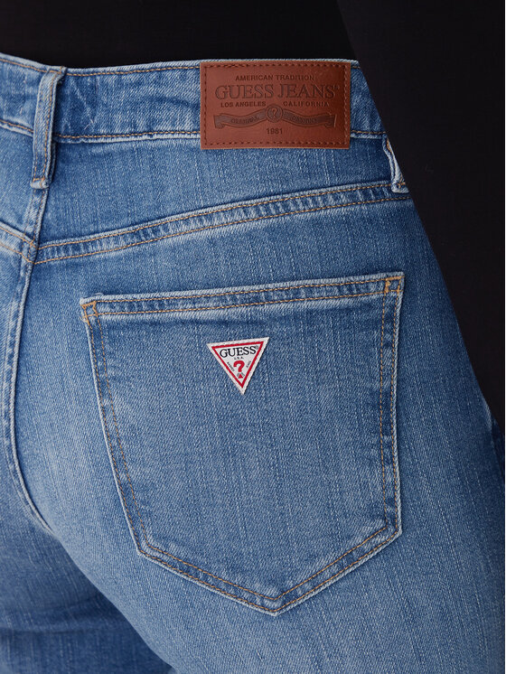 Guess Jeans Guess Jeans Traperice W5YA0I D0022 Plava Boyfriend Fit