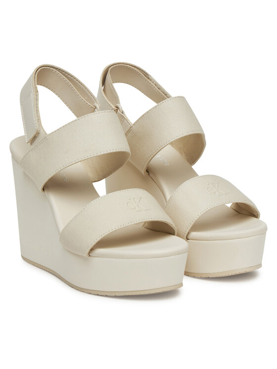 Calvin Klein Jeans Calvin Klein Jeans Szandál Wedge Sandal Webbing In YW0YW01790 Szürke