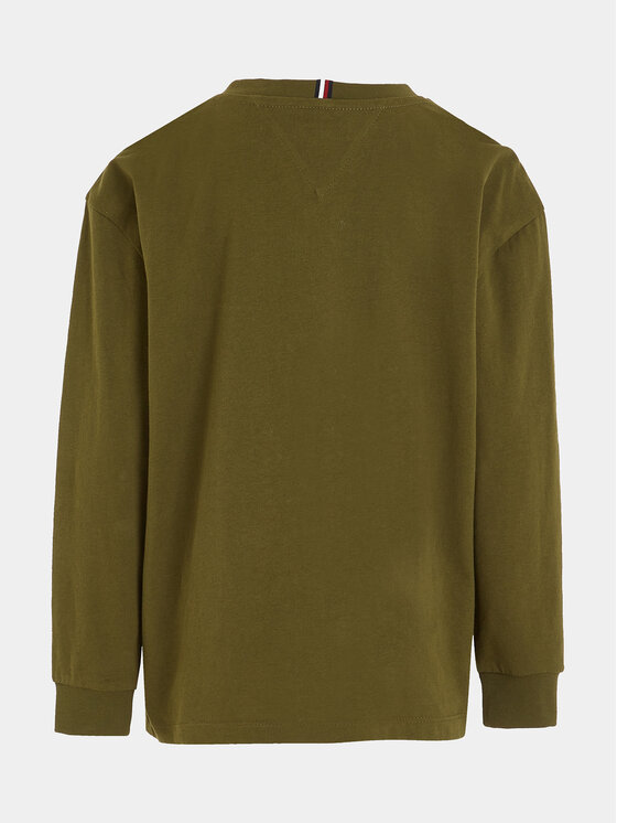 Tommy Hilfiger Tommy Hilfiger Blūze Essential KB0KB08576 Zaļš Regular Fit