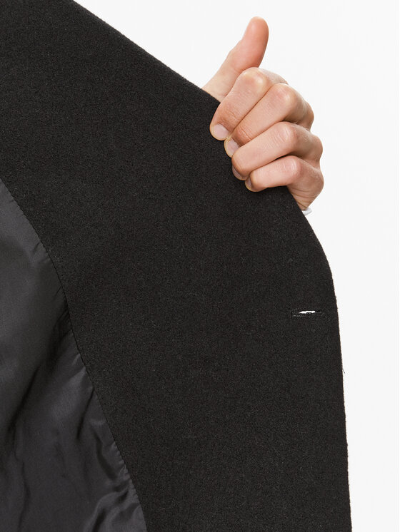 Herskind Herskind Vilnonis paltas Wanda 4908816 Juoda Oversize