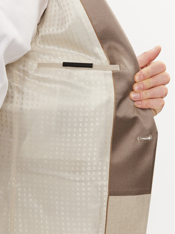 BOSS Boss Abito completo H-Huge-Tux-242 50514661 Beige Slim Fit