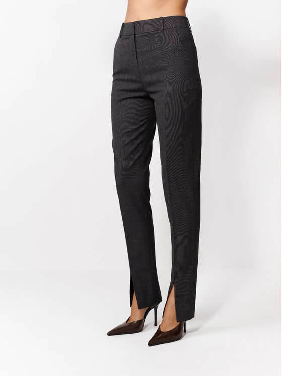 La Mania La Mania Pantalone da abito MORITZ Nero Basic Fit