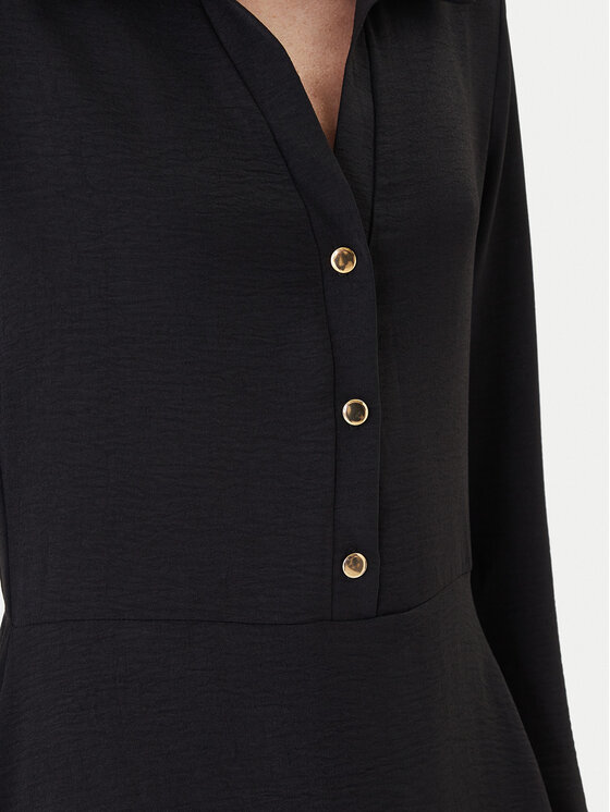 Morgan Morgan Hemdkleid 251-RBREST Schwarz Regular Fit