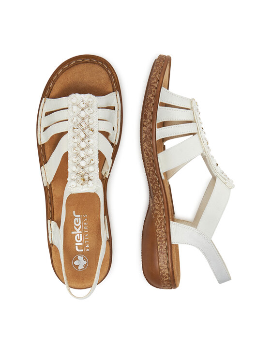 Rieker Rieker Sandalen 62809-60 Weiß