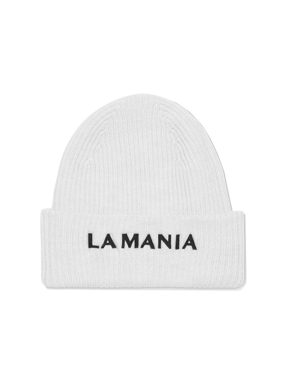 La Mania La Mania Berretto MERINOWOOL HAT 2 Bianco