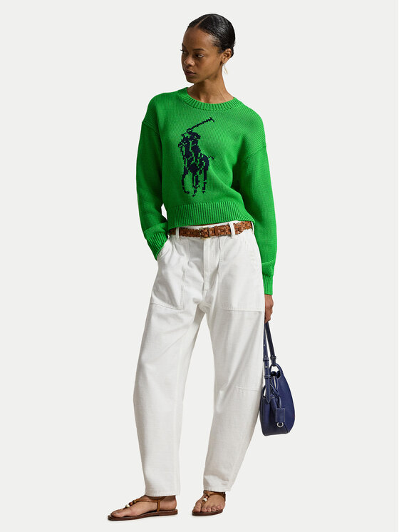 Polo Ralph Lauren Polo Ralph Lauren Sveter 211A96234003 Zelená Relaxed Fit