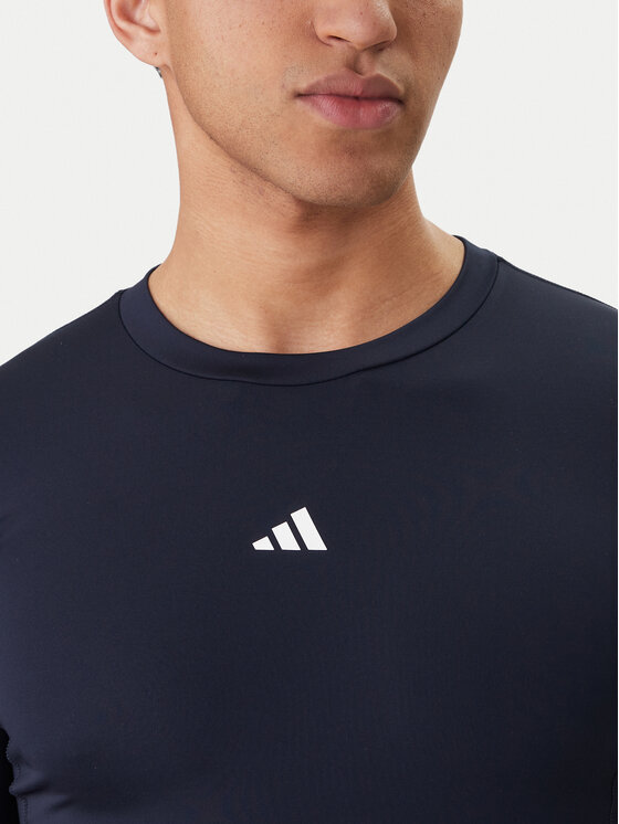 adidas adidas Športna majica TECHFIT Compression Training JX2561 Mornarsko modra Slim Fit
