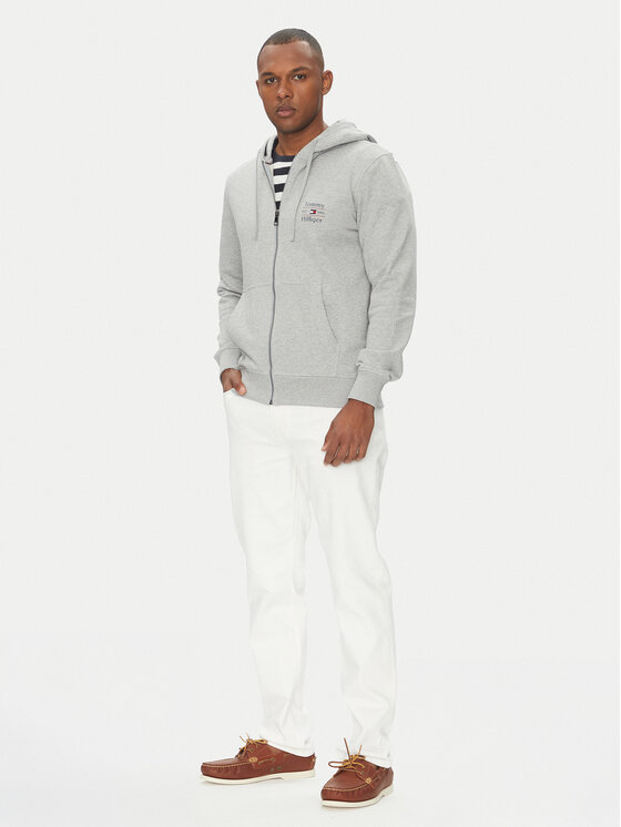 Tommy Hilfiger Tommy Hilfiger Mikina MW0MW39250 Šedá Regular Fit