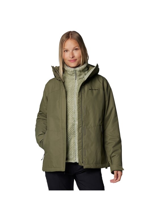 Columbia Columbia Kurtka zimowa 208782 Zielony Regular Fit