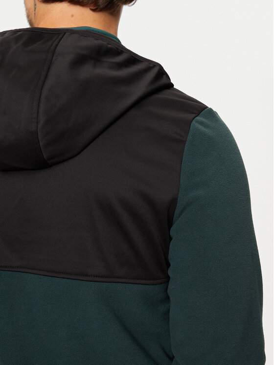 4F 4F Felpa di pile 4FWAW24TFLEM269 Verde Regular Fit