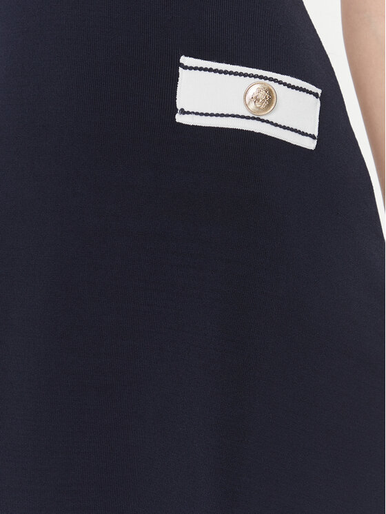 Guess Guess Džemper haljina Febe 4RGK08 5790Z Tamnoplava Regular Fit