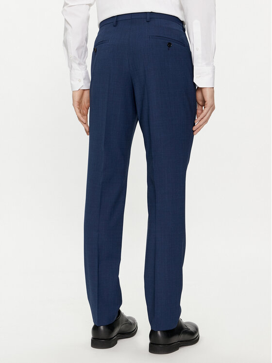 BOSS Boss Garnitur H-Huge 50509491 Granatowy Slim Fit