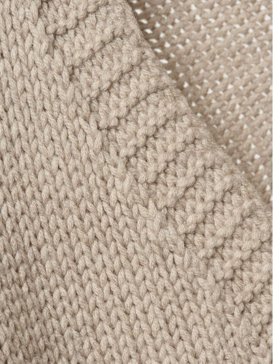 La Mania La Mania Sweter NATIE Beżowy Classic Fit