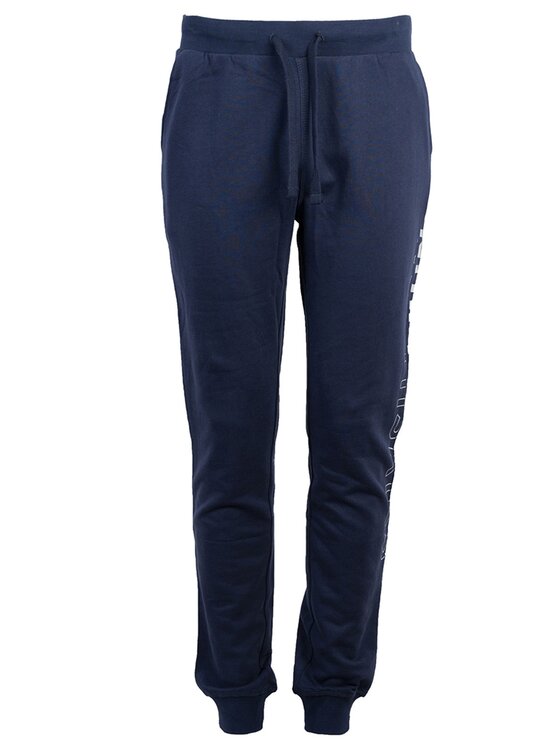 North Sails North Sails Kalhoty z materiálu 90 3203 000 | Sweatpant W/Graphic Tmavomodrá Regular Fit