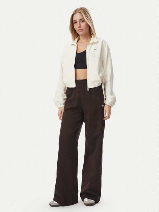 adidas adidas Teplákové kalhoty Essential LL0412 Hnědá Wide Leg
