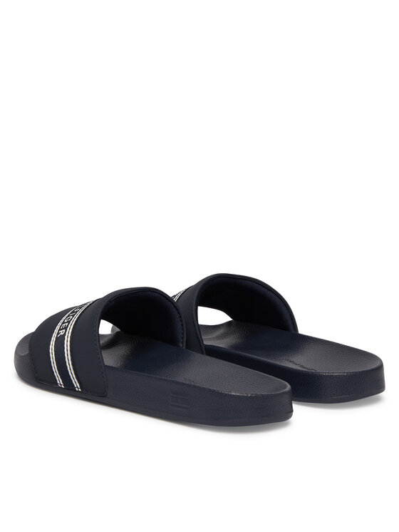 Tommy Hilfiger Tommy Hilfiger Šlepetės Logo Tape Webbing FW0FW09359 Tamsiai mėlyna