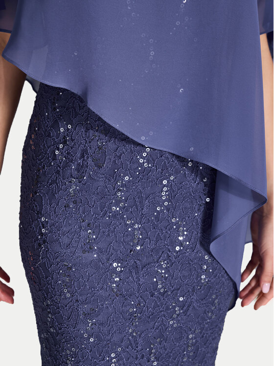 Swing Swing Rochie cocktail 77760410 Albastru Regular Fit