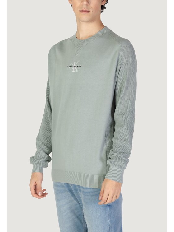 Calvin Klein Jeans Calvin Klein Jeans Πουλόβερ MONOLOGO Πράσινο To Fit
