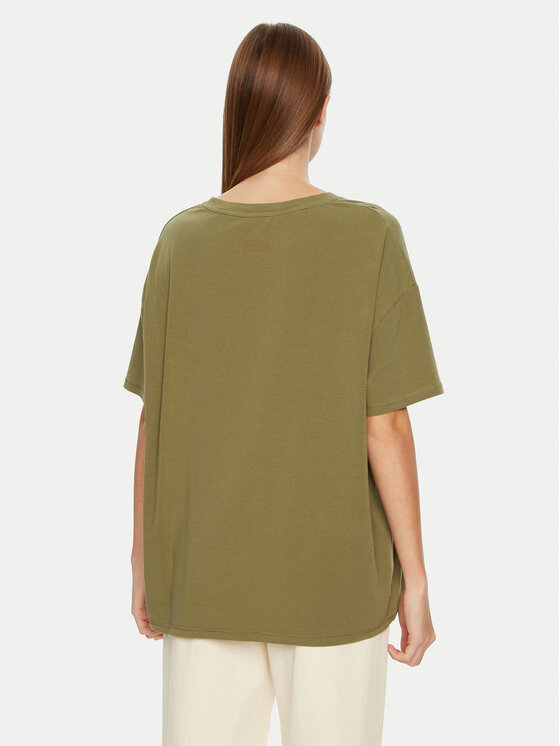 American Vintage American Vintage Тишърт Pymaz PYM02AH24 Зелен Oversize