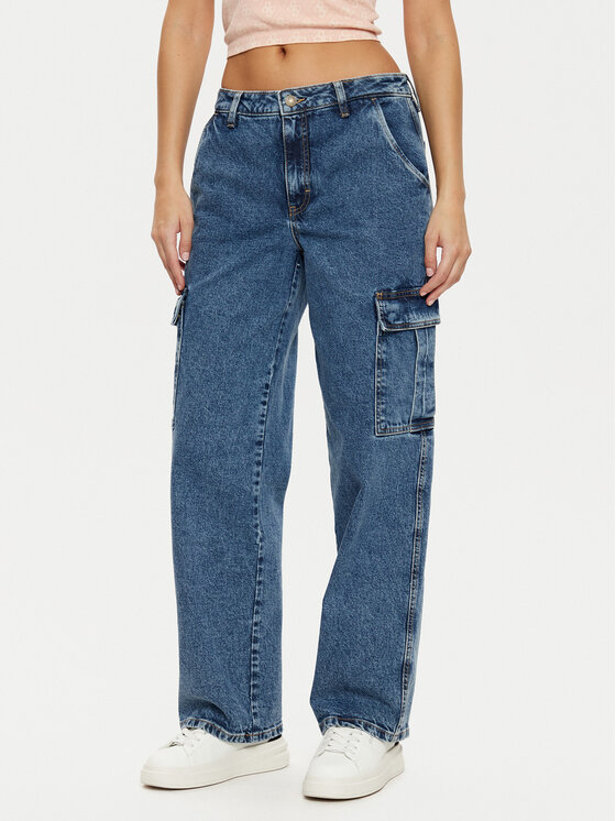 Guess Jeans Guess Jeans Τζιν W5RA1R D5M43 Μπλε Regular Fit