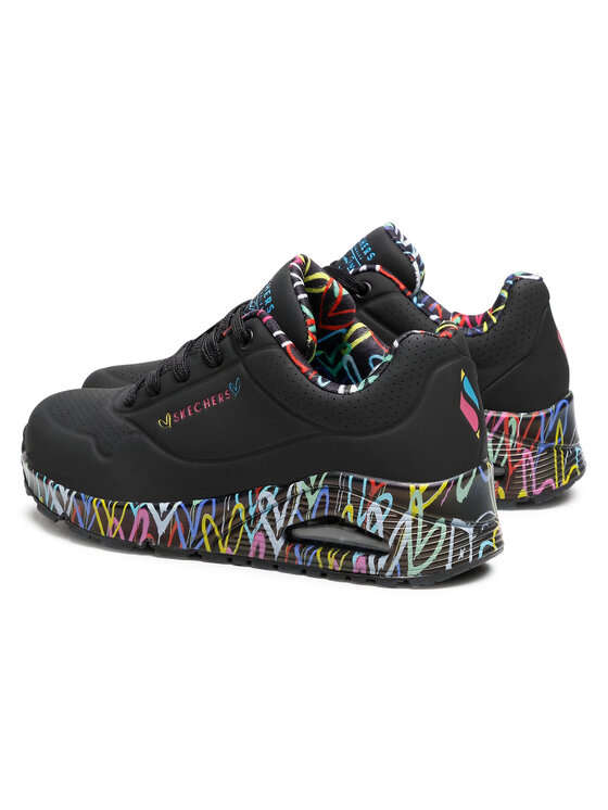 Skechers Skechers Sneakersy Loving Love 155506/BBK Czarny
