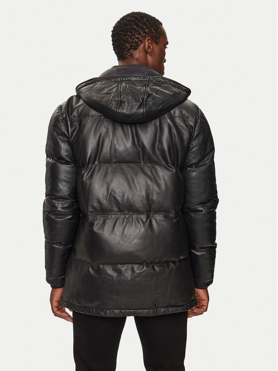 Serge Pariente Serge Pariente Lederjacke Virtuose Schwarz Regular Fit